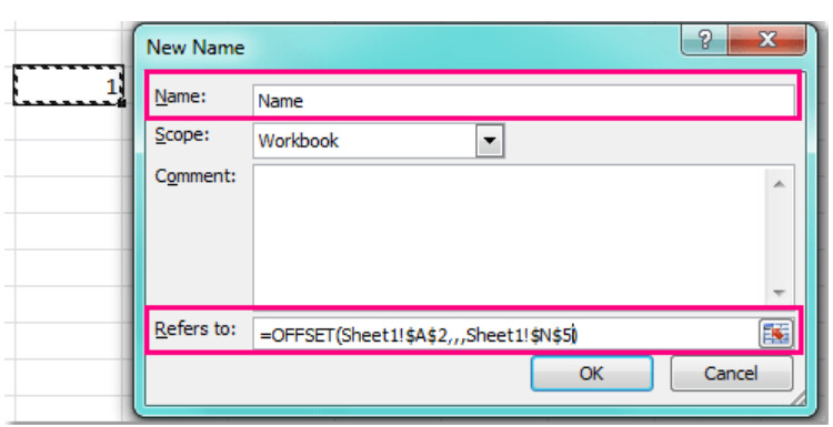 Tùy chỉnh Name và câu lệnh